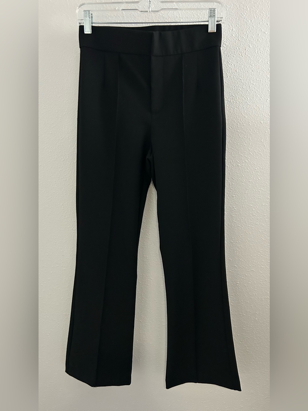Zara Black Tailored Boot-Cut Dress Pants